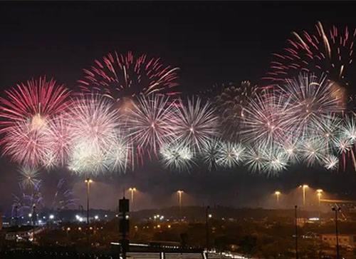 南陵县焰火晚会